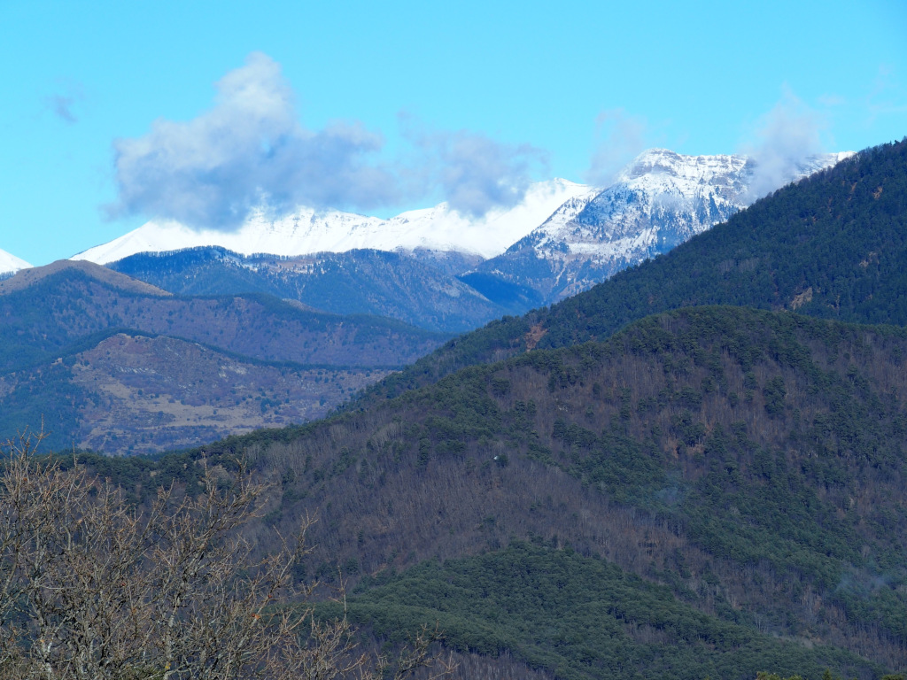 Utsikt fra Monte Bignone mot nord.